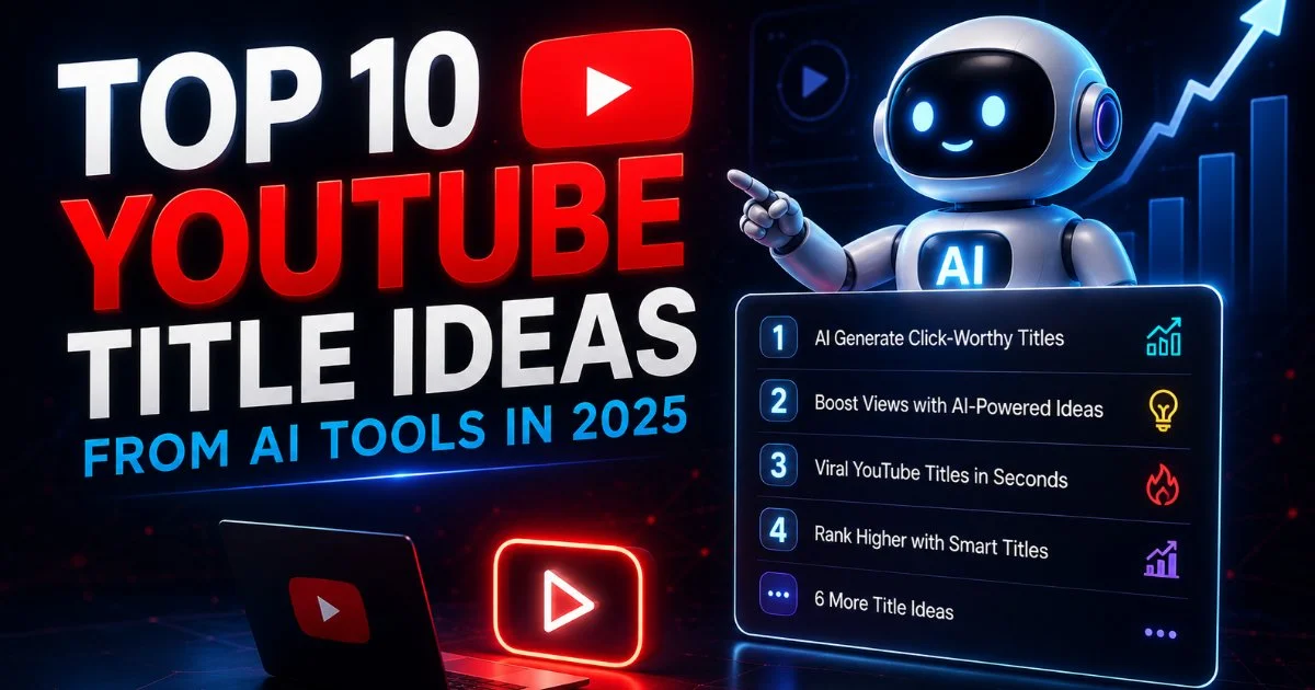 Top 10 YouTube Title Ideas From AI Tools