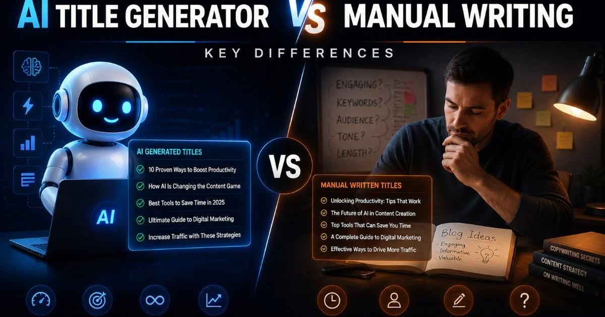 AI Title Generator vs Manual Writing: Key Differences