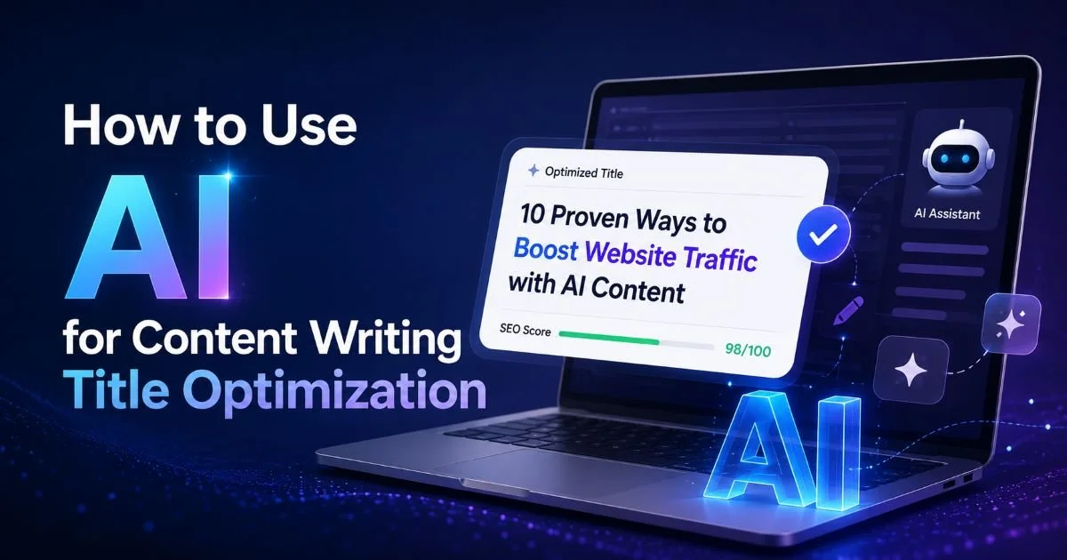 How to Use AI for Content Writing Title Optimization